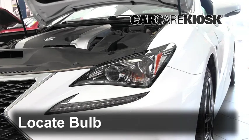 2017 Lexus RC300 3.5L V6 Éclairage Feu clignotant avant (remplacer l'ampoule)